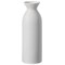 Uniquewise White Ceramic Table Flower Vase for Farmhouse and Home Decor - Ideal for Bohemian Modern Minimalist and Rustic Room Styling - Perfect for Pampas Grass, Fresh Flowers and Stems